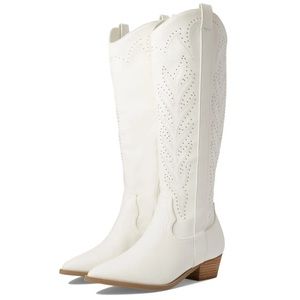 White size 8 Dolce Vita tall cowboy boots